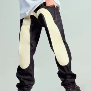 Quần Daicock Print Baggy Jeans